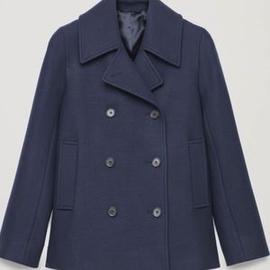 Navy Wool Coat